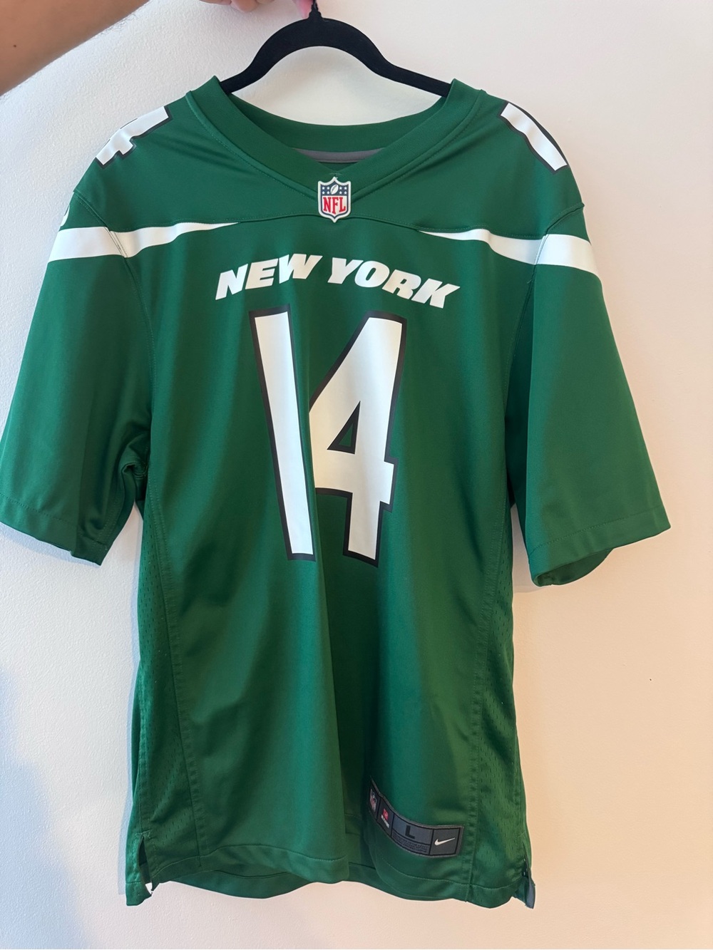 Nike New York Jets Home Football Jersey #14 Darnold size L